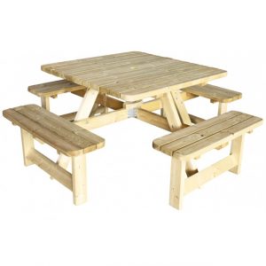 Picknicktafel vierkant