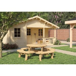 Picknicktafel rond